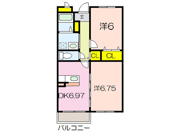 グランド堀の物件間取画像